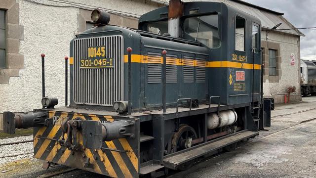 Tractor ferroviario histórico de Renfe