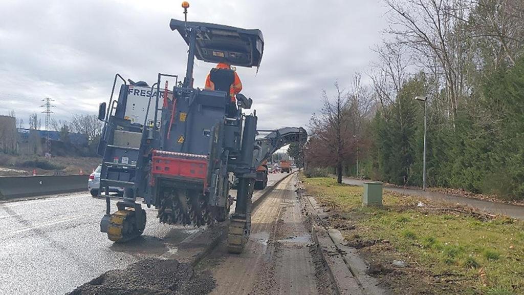 Obras en la VA-20