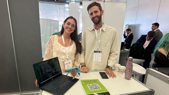 La CEO de The Pepino Brand, Julia Rodríguez, y el COO de la 'startup', Alejandro Barroso.