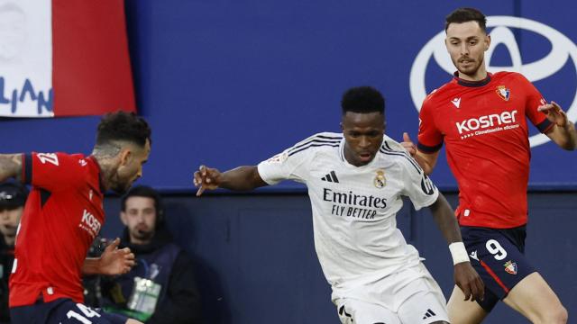 Vinicius Jr. durante el partido frente a Osasuna