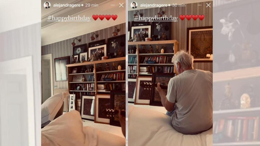 Richard Gere, en la villa que comparte con Alejandra Silva.