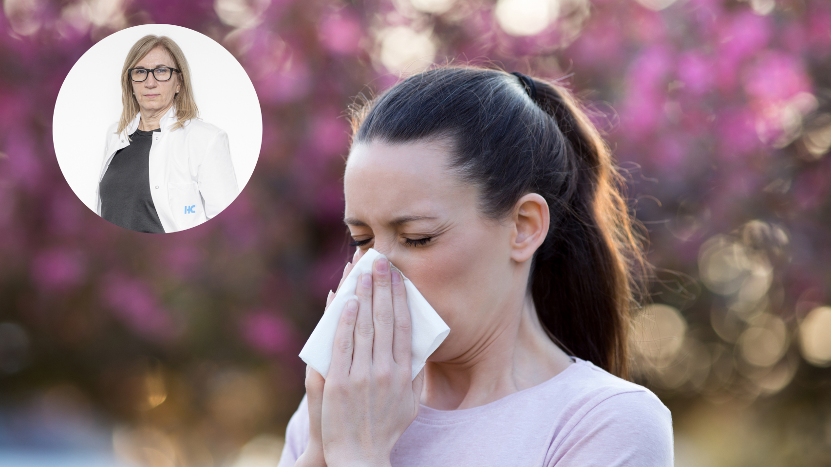 La alergóloga zaragozana Rosa Cortés alerta: "La contaminación multiplica el efecto de las alergias"