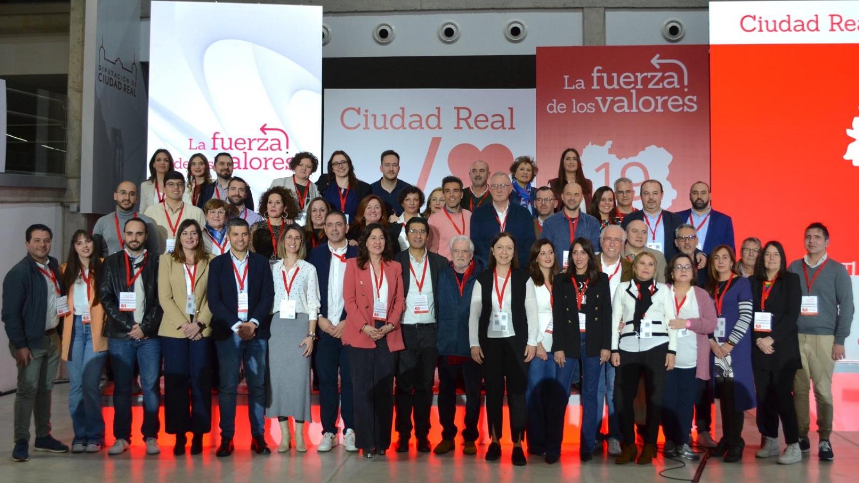 Lista completa de la nueva Ejecutiva provincial del PSOE de Ciudad Real aprobada con el 99,6 % de los votos