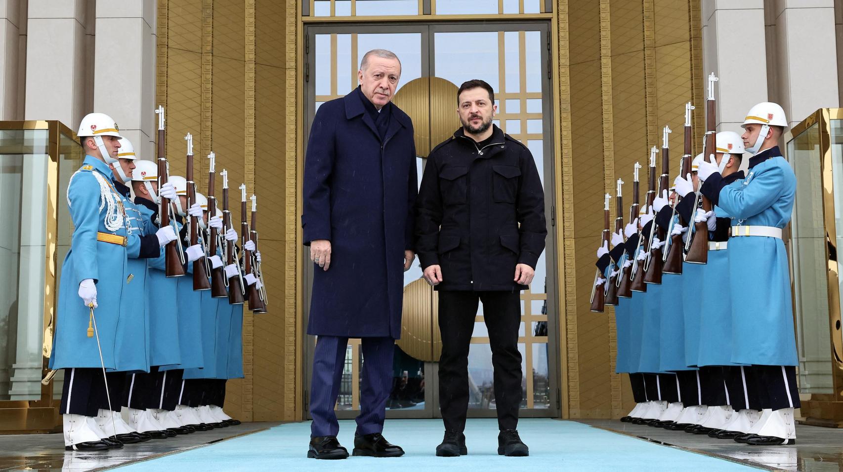 Erdogan y Zelenski este martes en Ankara.