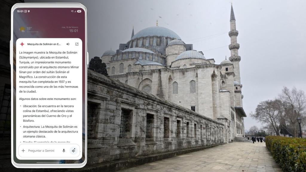 Buscando información de la mezquita de Soleimán