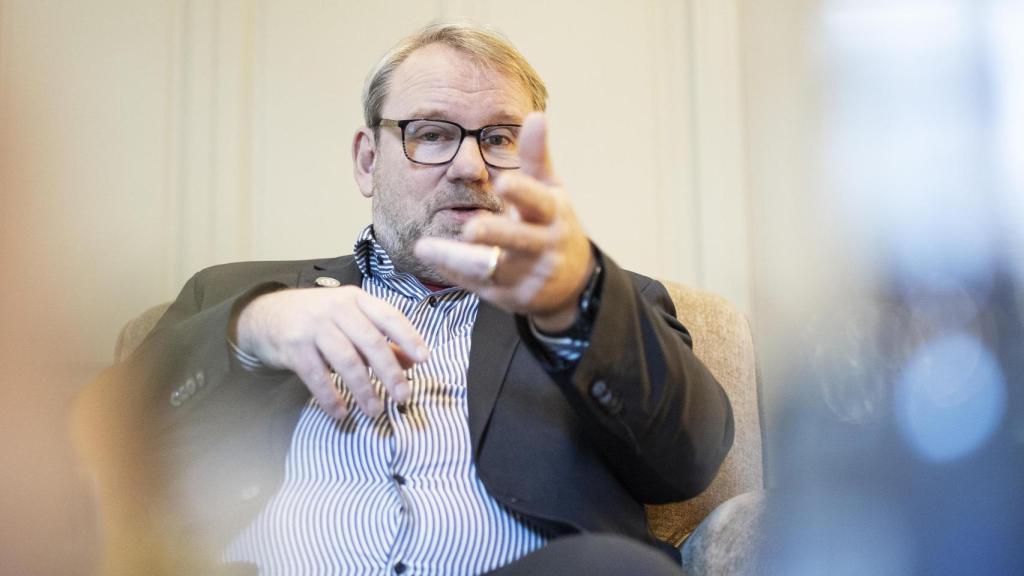 Wolfgang Münchau durante su entrevista con EL ESPAÑOL en la Fundación Rafael del Pino.