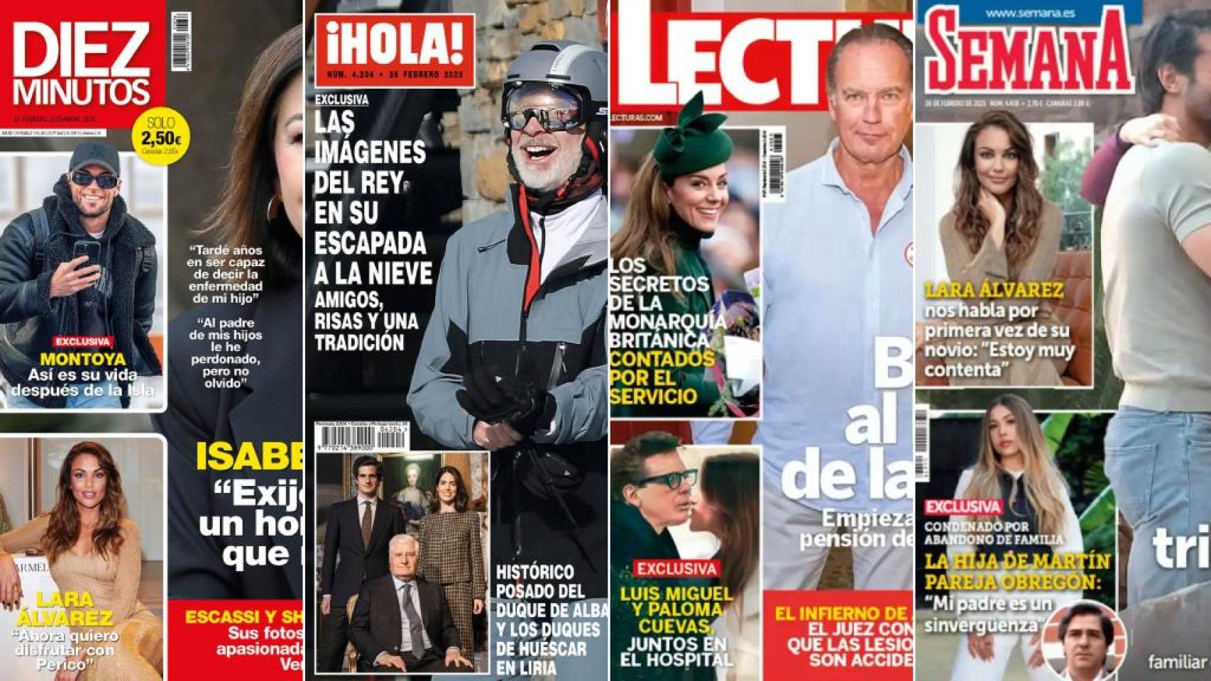 Portadas de revistas.