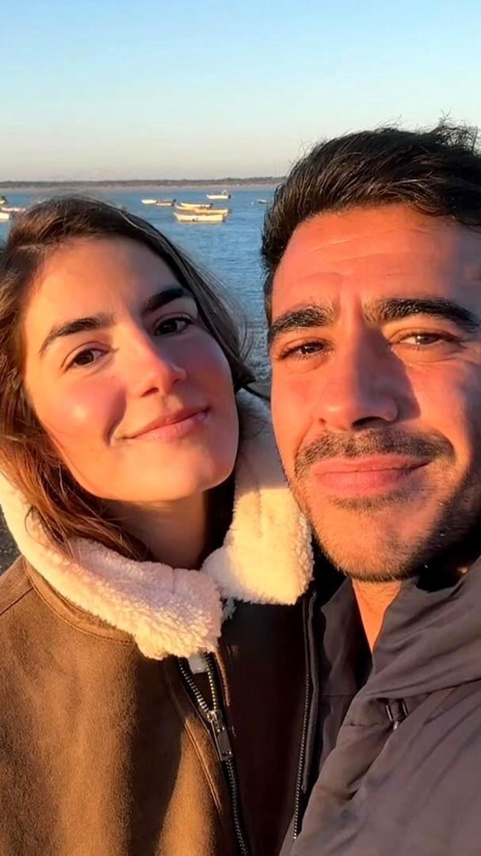 Blanca y Alberto, felices durante uno de sus viajes.