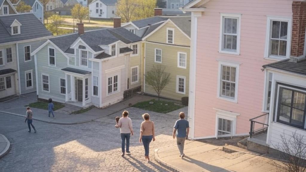 La ciudad pequeña con más encanto de Estados Unidos: casas de color pastel e historia viva en cada rincón