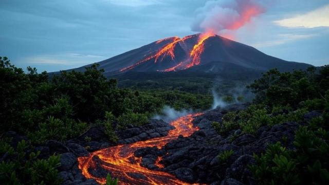 El Parque Nacional de los Volcanes en Hawái: un espectáculo de fuego y tierra en constante transformación