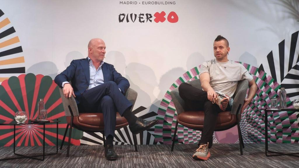 Hugo Rovira y Dabiz Muñoz en el NH Collection Madrid durante la rueda de prensa de este jueves.
