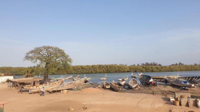 Territorio costero en un país Africano.