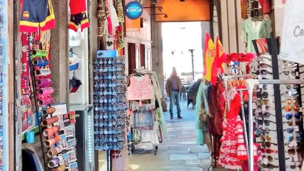 Calle Gerona, en el entorno de la Plaza Mayor de Madrid.