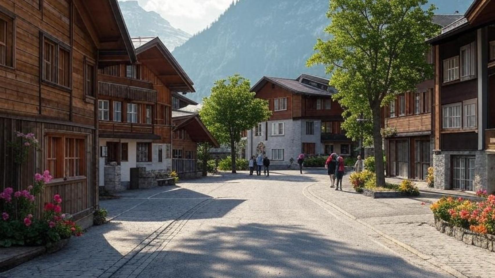 Parece Suiza pero está en Estados Unidos y casi nadie lo conoce: un pueblo de ensueño con calles adoquinadas