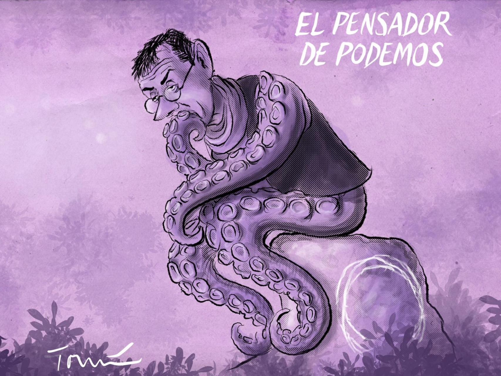 Podemos ocultó las denuncias por "violencia sexual" contra Monedero igual que lo hizo Sumar en el caso de Errejón