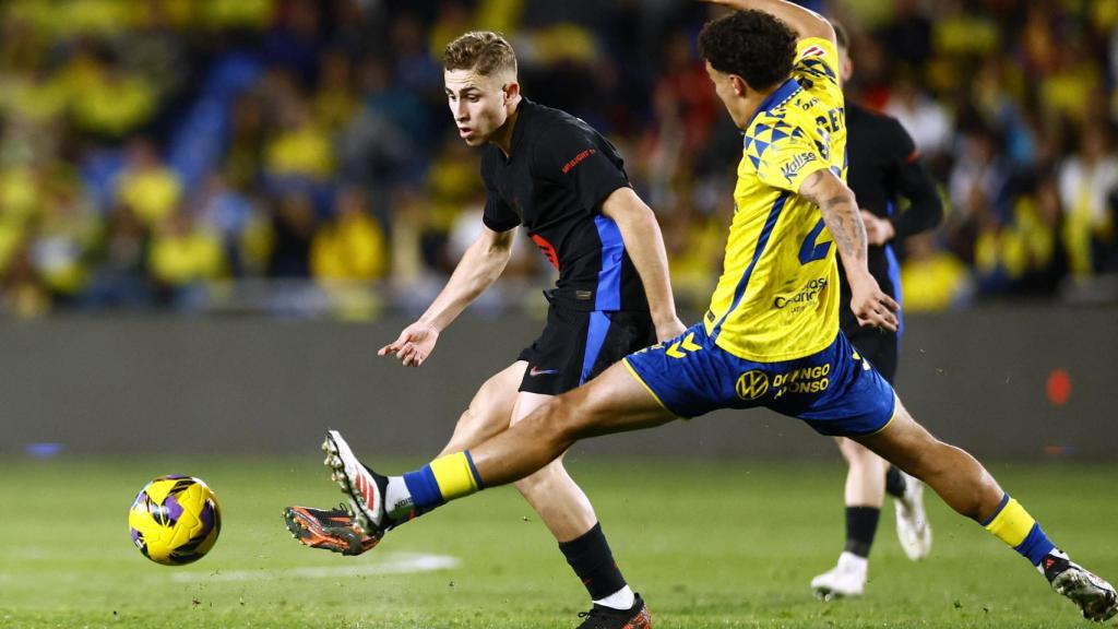 Fermín está realizando un partido en el partido contra Las Palmas.