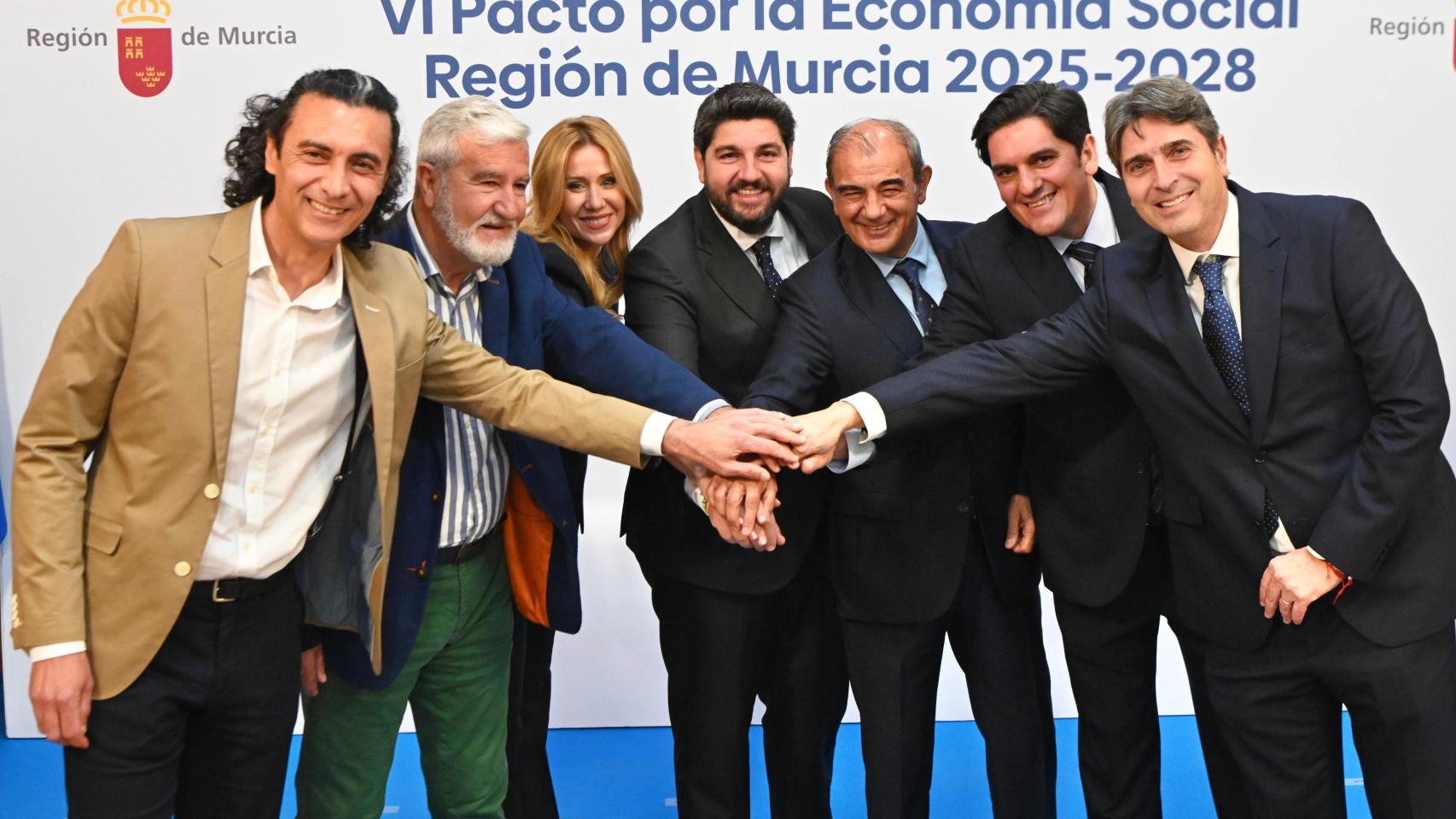 López Miras destinará 55M de inversión al Pacto Regional por la Economía Social para crear 6.000 empleos en Murcia