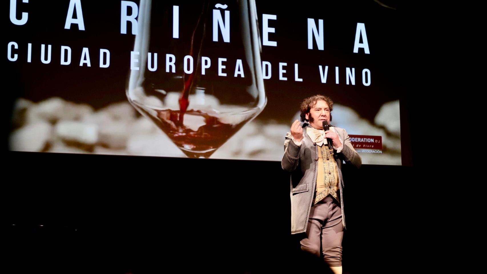 Cariñena estrena su título de Ciudad Europea del Vino con 200 invitados en un brindis con Goya