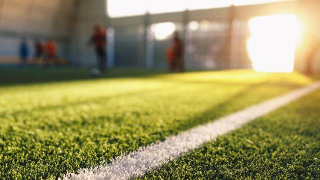 Imagen de un campo de fútbol.