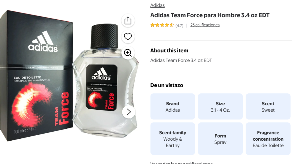 Adidas Team Force for men.