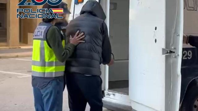 El detenido en Benidorm por la Policía Nacional.