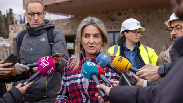 Milagros Tolón este martes en Toledo.