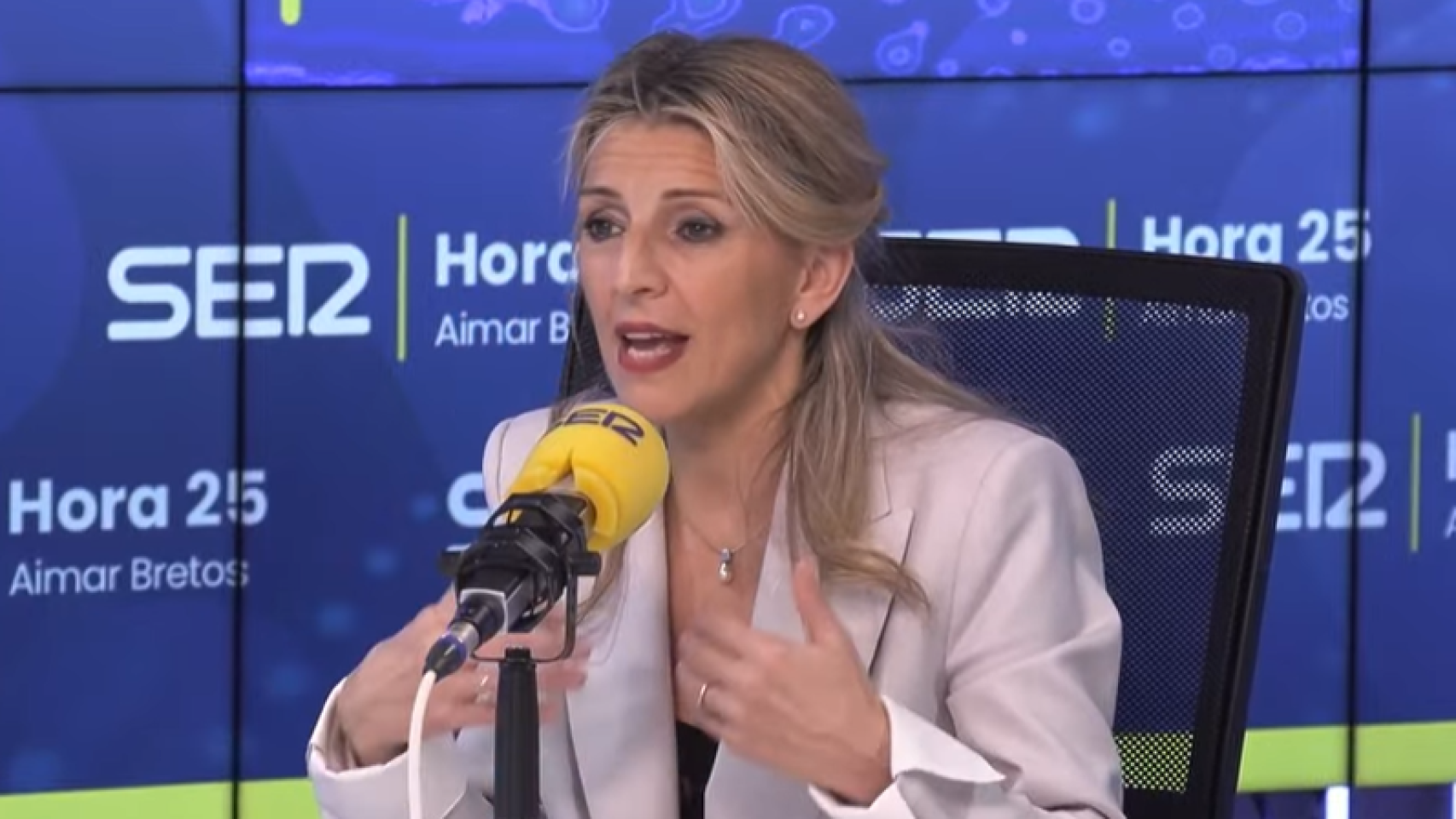 Yolanda Díaz denuncia que ella es víctima del machismo: "Un periodista me dijo que cada vez estoy más guapa"