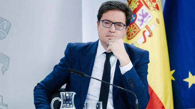 El ministro para la Transformación Digital y de Función Pública, Óscar López, durante una rueda de prensa posterior a la reunión del Consejo de Ministros.