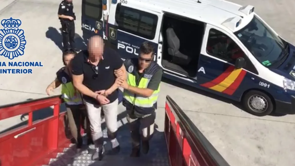 La detención del capo Campuzano y su traslado a Canarias.