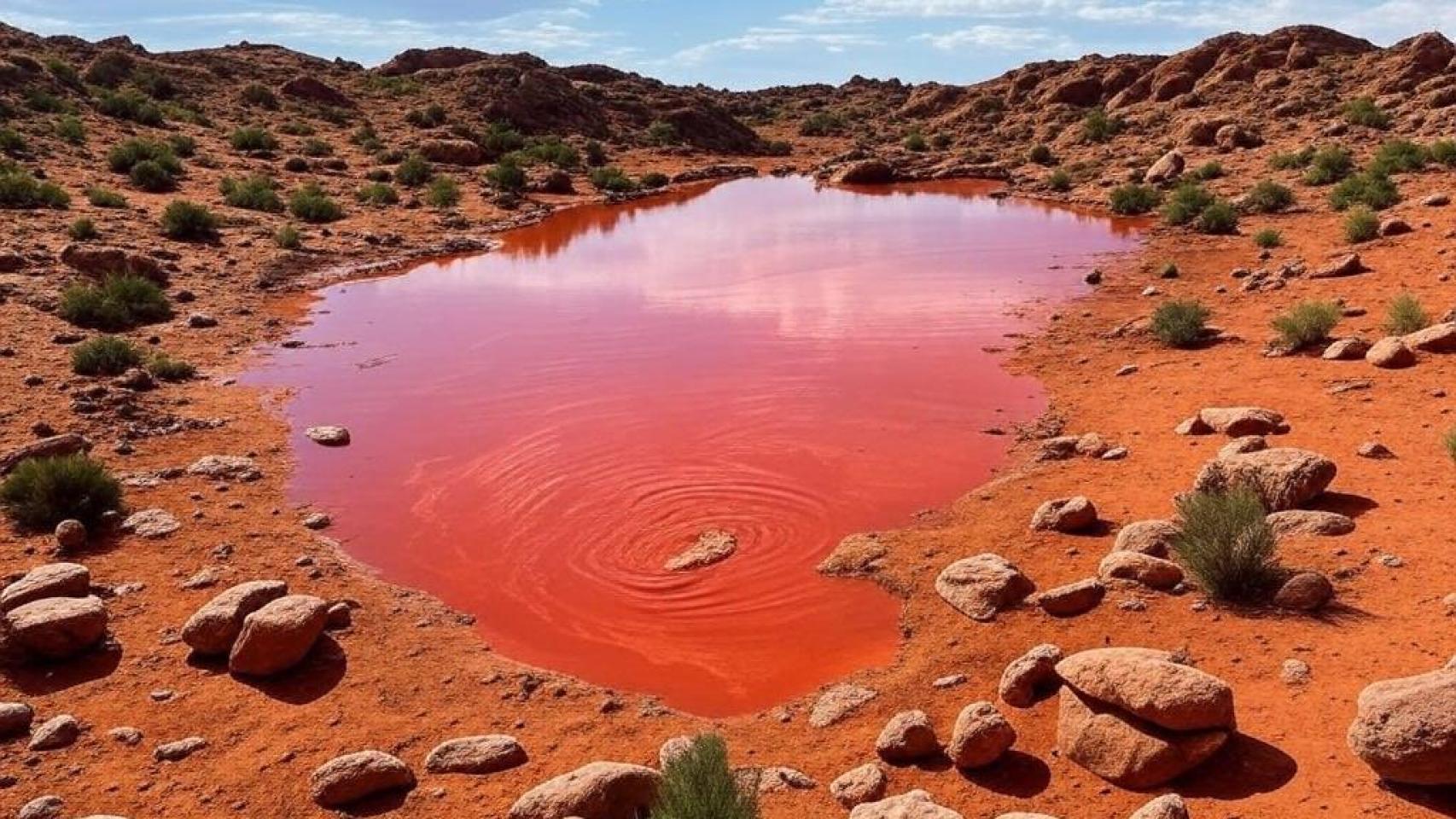 Parece Marte pero es Estados Unidos: el lugar más caliente del planeta con un lago que aparece y desaparece