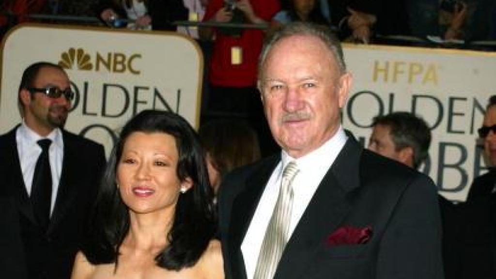 Gene Hackman, con su segunda esposa, en una imagen de archivo.