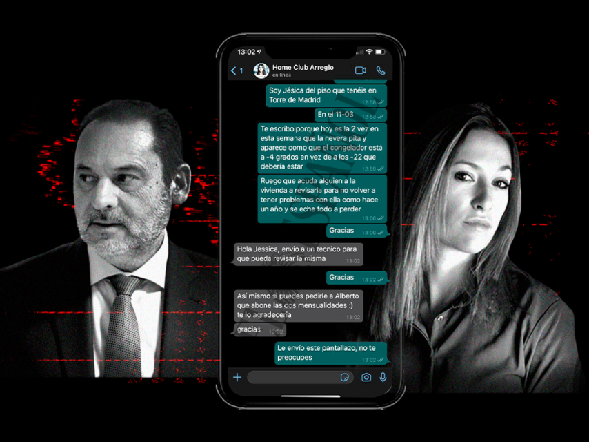 "Pídele a Alberto que abone dos mensualidades": los whatsapps que demuestran que Jésica sí sabía quién le pagaba el alquiler