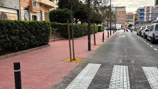 Una de las calles de Rincón de la Victoria.