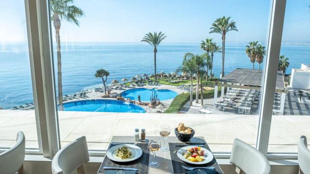 Vistas desde un hotel de la Costa del Sol.