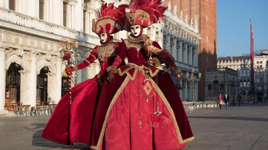 Disfraces del festival de carnaval de Venecia