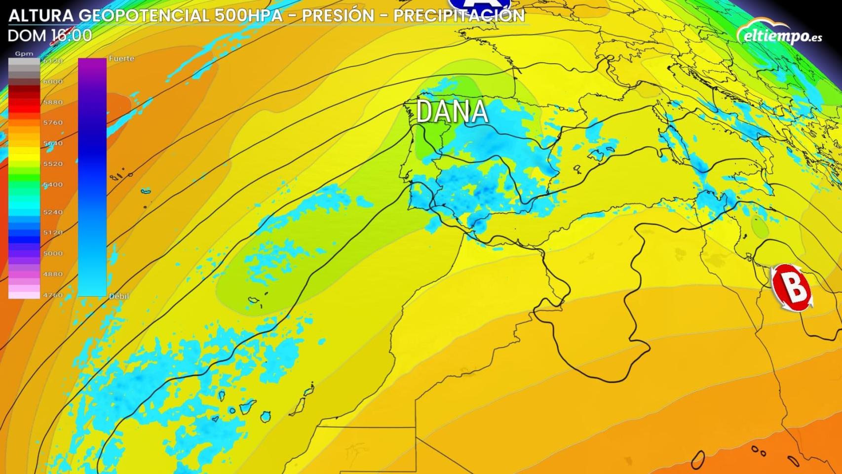 Aemet avisa del cambio total de tiempo en España: llega una DANA con fuertes lluvias y hasta 10 ºC más en estas zonas