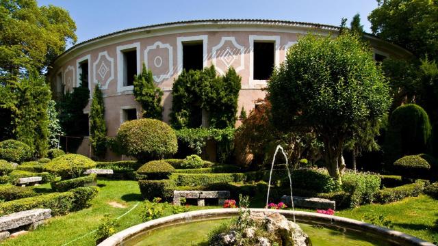 Los jardines del Hotel Castilla Termal Brihuega.