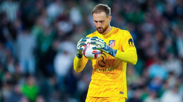 Jan Oblak, en un partido del Atlético de Madrid