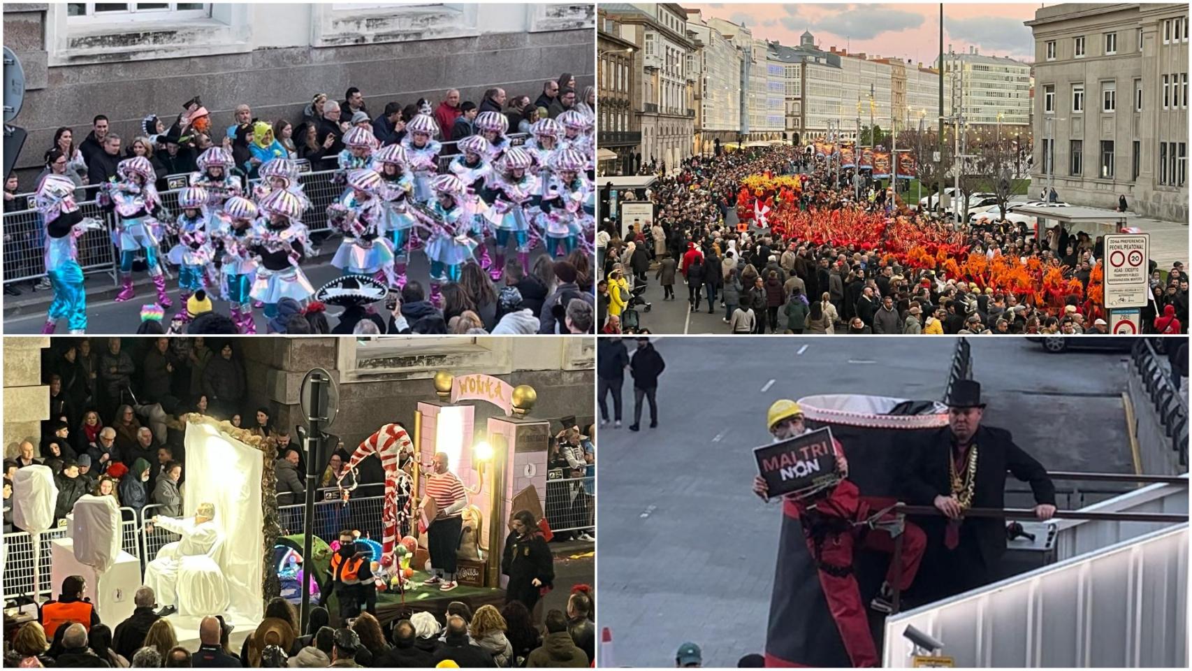 Así fue el desfile de comparsas del Carnaval 2025 en A Coruña