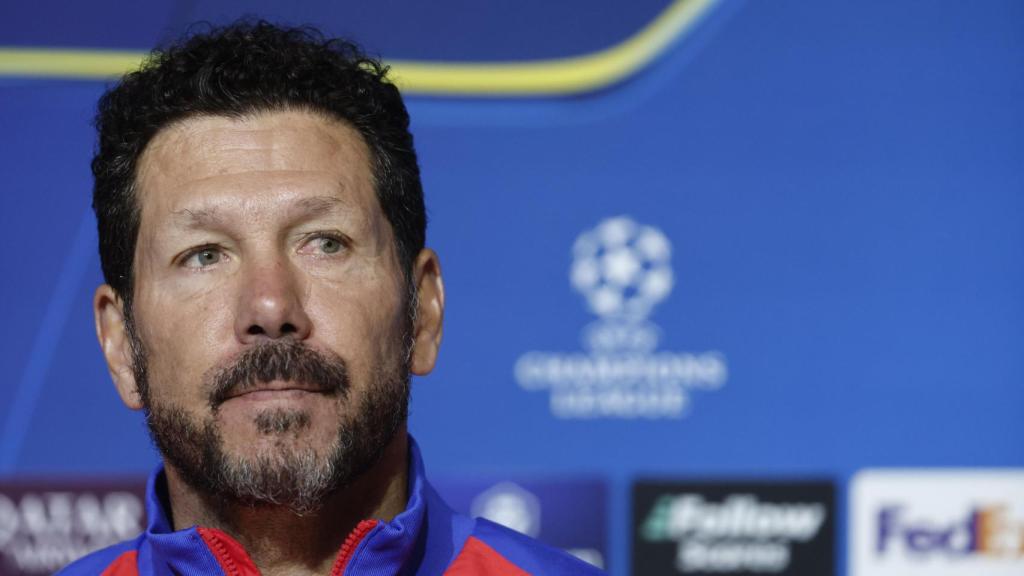 Simeone, en rueda de prensa