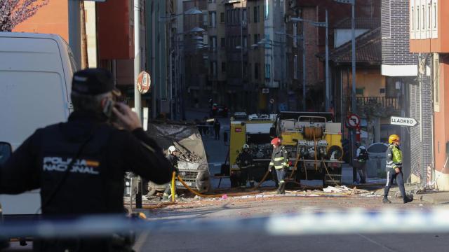 Al menos siete heridos por una explosión de gas en Mieres (Asturias)