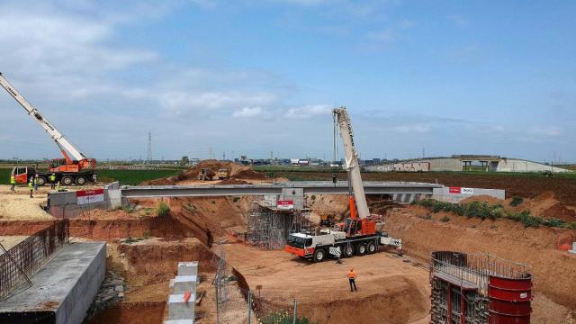 Obras de la línea 3 del metro de Sevilla.