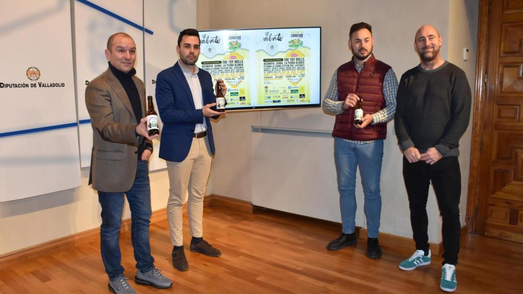 El diputado de Empleo, Desarrollo Económico y Reto Demográfico, y alcalde del ayuntamiento de Zaratán, Roberto Migallón, presenta la Feria de la Cerveza El Milanito