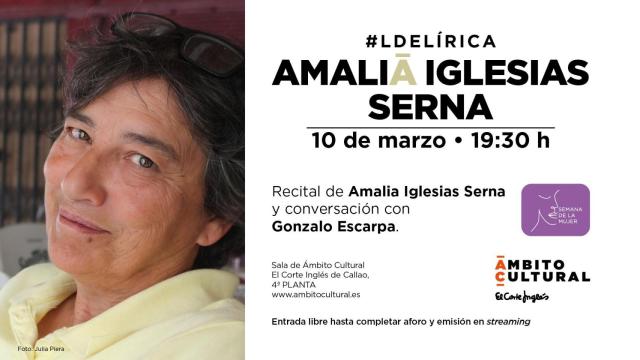 'Tampoco yo soy un robot': la poesía de Amalia Iglesias Serna, en #LdeLírica de Ámbito Cultural