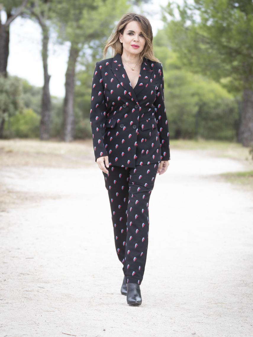 Carmen Chaparro en una fotografía de la promoción de su libro.