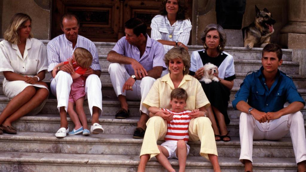 Carlos de Inglaterra y Diana de Gales visitaron el Palacio Marivent en 1987.