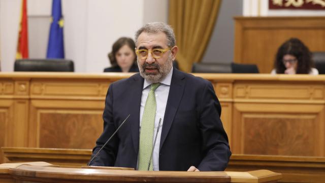 Jesús Fernández Sanz, consejero de Sanidad de Castilla-La Mancha. Foto: Cortes CLM.