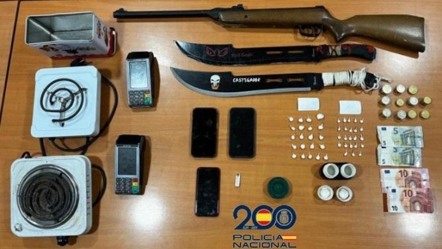 La Policía Nacional desarticula un grupo criminal de tráfico de cocaína en Melilla que empleaba a menores