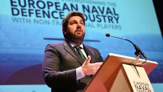 López Miras inaugura en Cartagena el Congreso Industria Naval de Defensa Europea.