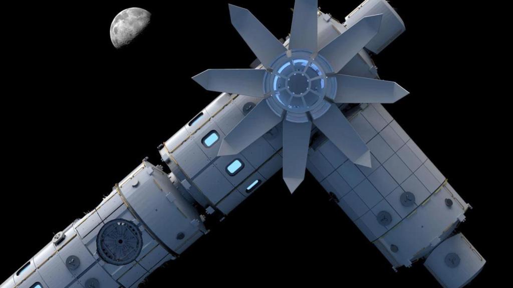 Imagen de la Axiom Station, futuro desarrollo de la compañía y que estará copado de centros de datos AxDCU-1.